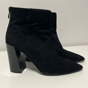 Ladies’ suede leather booties